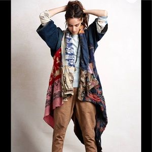 SEARCHING- ANTHROPOLOGIE - KAPITAL STOLE cardigan